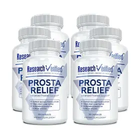 Research Verified Rvprt6 Prostate Health Supplement Saw Palmetto Bioperine 90 Capsules Pack Pure