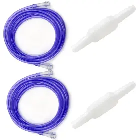 Resone 810058519207 2pk 25ft Oxygen Supply Tubing - Swivel Connectors Crush Resistant 36