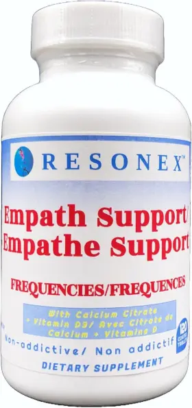 Resemp120 Resonex Empath Support - 120 Tablets For Sensitive People. Shields Against White