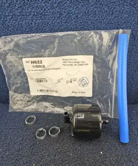 Lrk005435 Respironics Inc. H622 In-line Muffler Replacement Assembly - Black