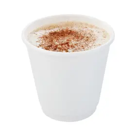 Rwa0301w Restaurantware Disposable Coffee Cups 8oz Double Wall White Rippled Paper Ounce Lids