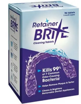 Rb-92 Retainer Brite Tablets For Cleaner Retainers And 96 Count Pack Of 1 Basic