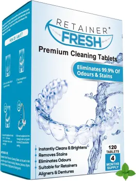 120tablets Retainer Fresh 731628763687 Cleaner Tablets Invisalign Mouth Guard 120