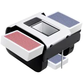 Richwon 760627816162 Automatic Card Shuffler Rechargeable 1-2 Deck Dealer Machine Low Noise