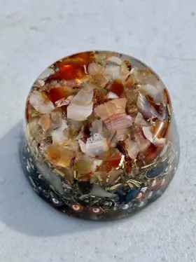 Rise Perspective 705971150906 Carnelian Orgone Generator Energy Accumulator 528hz/7.83hz/advance