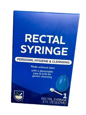 Rite Aid 011822820141 8 Oz Anal Bulb Douche Enema Rectal Colonic Irrigation Syringe Cleaner