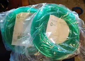 Tub-ros50g Roscoe Two 2 New Sealed Medical Green 50ft. Oxygen Tubing