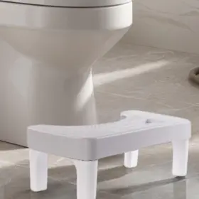 Rovtern 711181975079 6.7 Inch Step Stool Portable Plastic Foot Non-slip Potty For Bathroo