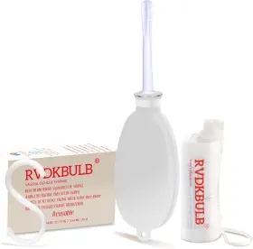 Rvdkbulb 445009994937 Compact Silicone Douche Bag Pocket Size Reusable Travel Kit 24 Fl Oz Ca