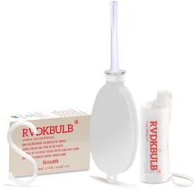 Rvdkbulb 974400160081 Compact Silicone Douche Bag Pocket Size Reusable Travel Kit 24 Fl Oz