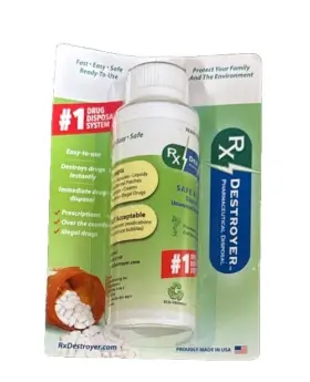 Rx 858320002064 Medical Destroyer Pill Dissolver Get Rid Of Unused Medication Easily Legally