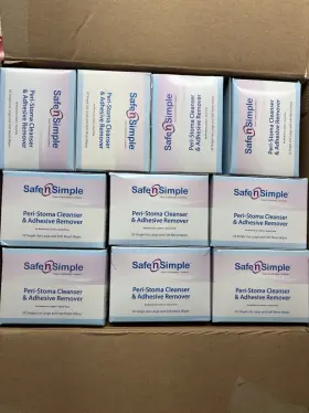 Sns500550 Safe N Simple 10-50 Count Peri-stoma Cleanser And Adhesive Remover 500 Total