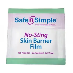 Rrsns80744 Safe N Simple Sns80744 Nft No-sting Skin Barrier Sachets 100 Ct 1 Wipe/sachet -
