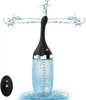 Saitong-258 313105597529 Anal Douche Automatic Enema Bulb - 20oz Electric Enemas For Colon Cleanse Wo