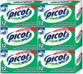 0625088 Sal De Uvas Picot Effervescent Powder Solution Antacid 0.17 Oz 6-pack Of