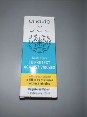 Sanotize 7290016216660 - Enovid Nasal Spray Protection Against Viruses 25 Ml