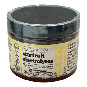 Santa Cruz Paleo 850043179405 Electrolyte Powder Starfruit Flavor Sugar Free Hydration Drink