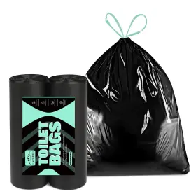 Sckee 700464605963 50 Pack Heavy-duty Waste Liners 1 Count Of 8 Gallon
