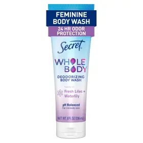 Secret 030772175538 Feminine Wash 8.0 Ounce Pack Deodorizing Body Women Removes Causes Safe