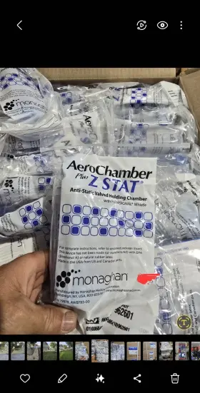 962601 See Photos Aerochamber Plus Z Stat Anti-static Valve Holding Chamber Case Of 50