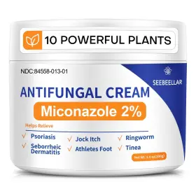 Seebeellar 686585187604 Antifungal Cream For Athletes Foot Jock Itch Ringworm S-1