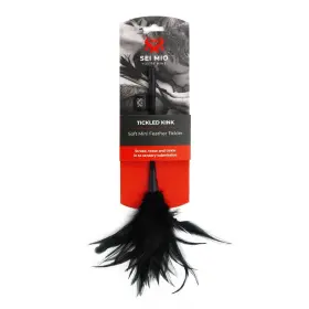 Sm-024 Sei Mio - Tickled Kink Soft Mini Feather Tickler Black