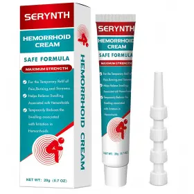 Serynth 769271057051 Hemorrhoid And Fissure Ointment Treatment White
