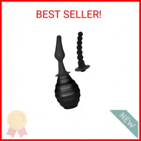 Cbb0053 Sexbaby Enema Bulb Anal Cleaner With 2 Replaceable Nozzles 380ml Silicone Unisex Shower