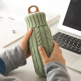 D22x77a Shimoyama 20 Fl Oz Hot Water Bottle With Knitted Cover For And Cold
