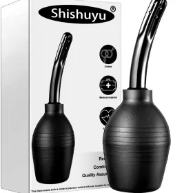 Shishuyu 778197832970 10 Oz Enema Bulb Kit With Storage Bag- Anal Or Vaginal Silicone Douche For Me