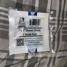 Ss99 Shower Shield 7 Inch X Picc Line Or Port Cover Moisture Barrier 1 Week Pack Set