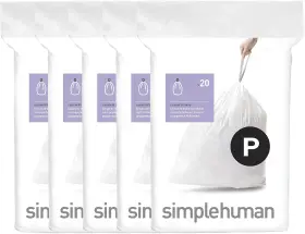 Cw0175cp Simplehuman Code P 100 Count Dispenser Pack Of 1 White