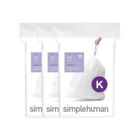 Cw0260 Simplehuman Code K 60 Count Dispenser Pack Of 1 White