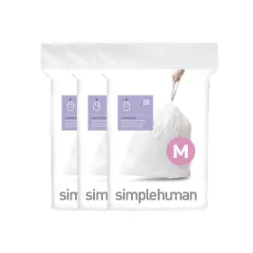 Cw0261 Simplehuman Code M 60 Count Dispenser Pack Of 1 White