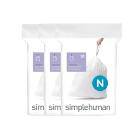 Cw0262 Simplehuman Code N 60 Count Dispenser Pack Of 1 White