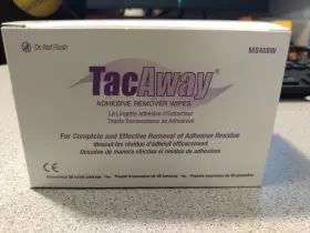 Ms408w Skin-tac Torbot Tacaway Adhesive Remover Wipes Box Of 50