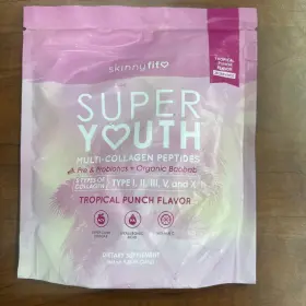 Skinnyfit 858142007728 Multi Collagen Peptides Powder Women Probiotics Hyaluronic Acid 28 Srv