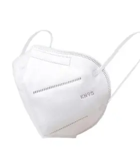 Kn95 Smart Disposable Respirator Face Mask. Protective Masks Kn/95 Masks. Qty 10 White