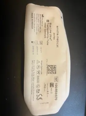 4341377 Smith Medical Smiths 100/858/070 Inner Cannula 7.0mm 6.0mm Disposable Case Of 20