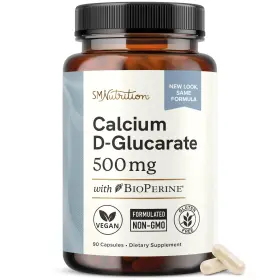 Smnutrition 850005458050 Calcium D Glucarate 500mg Liver Detox Hormone Balance 90 Capsules