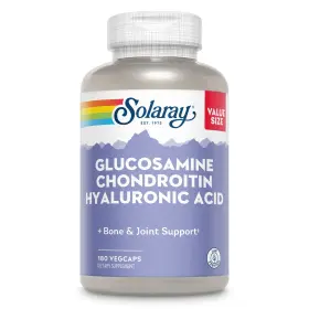 3294345 Solaray Glucosamine Chondroitin Hyaluronic Acid 180 Vegcaps Joint Support