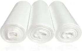 Sosohome 760510110346 6 Gallon Trash Bags Small Garbage 25 Count Pack Of 3 Clear