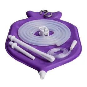 Soulgenie 642070616998 Healthandyoga Naturoflo Superior Enema Bag Kit With Silicone Tubing Hose And