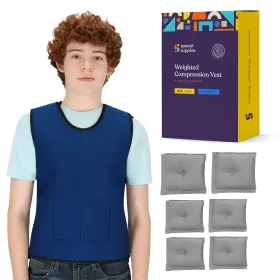 Special Supplies 850010654485 Calm Anxiety And Focus Better - Adjustable Weighted Vest Kids Small