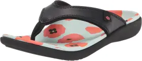 Sp1143blk080 Spenco Womens Support Flip-flop 8 Black