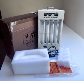 Duv-4f Sperti Vitamin D Uvb Home Lamp D/uv-f Barely Used Original Box/packaging Teste
