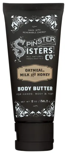 Bb2omh Spinster Sisters Co Oatmeal Milk And Honey Body Butter 2oz 2 Oz