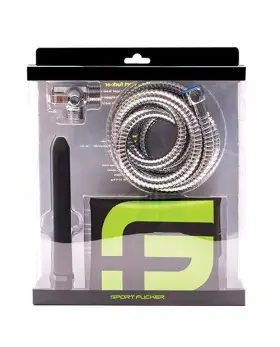 Sport F Cker 810001683337 Inch Shower Kit 6 - Black Premium Easy-to-use Cleansing System