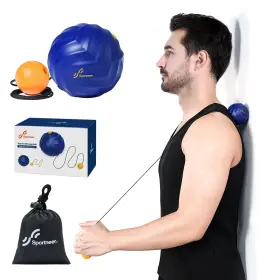 Spy228400034 Sportneer Massage Lacrosse Ball With String Deep Tissue Massager For Blue