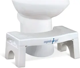 7.14983e Squat-n-go Folding Squatting Stool The Only Foldable Toilet White